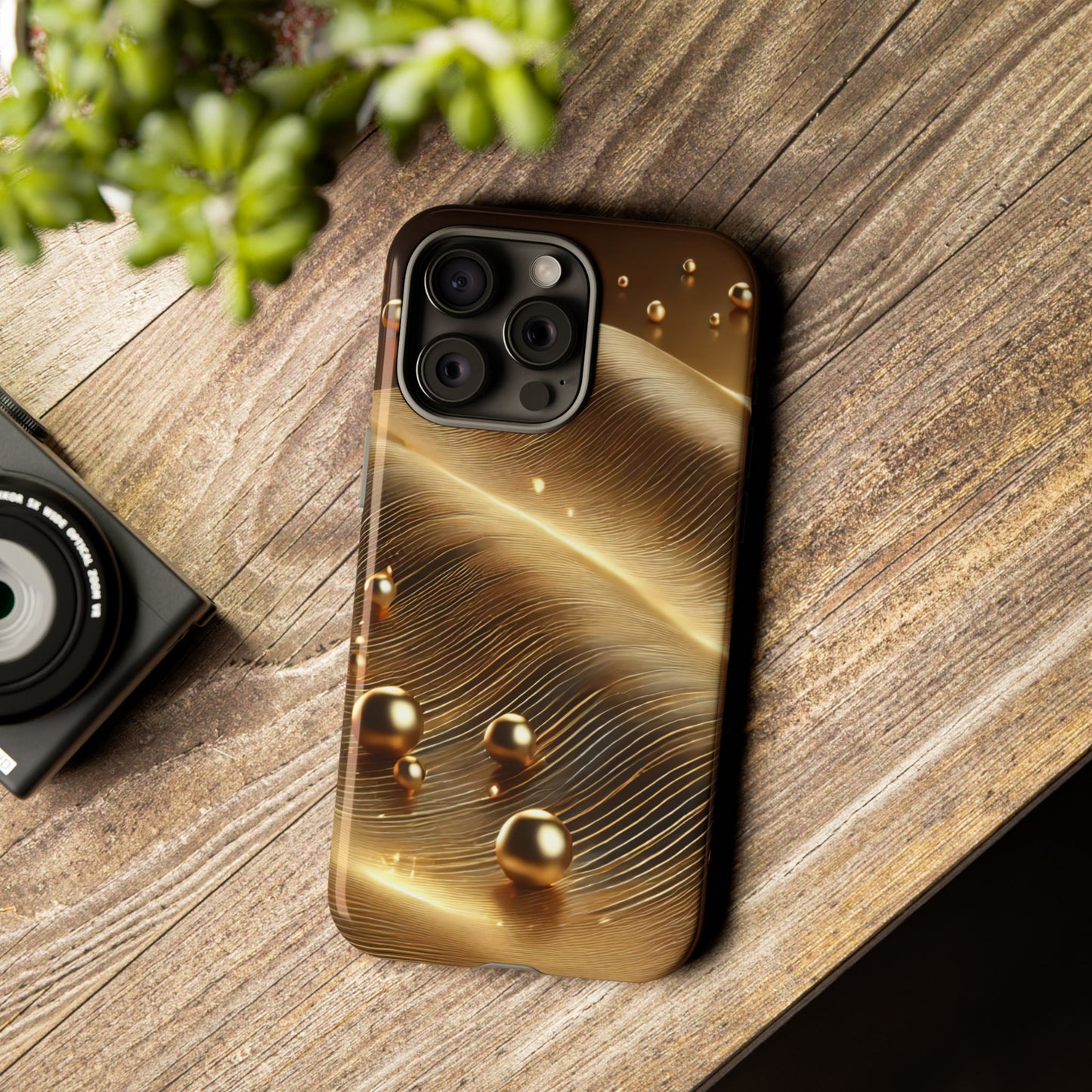 iPhone 16 ...Gold Tough Cases