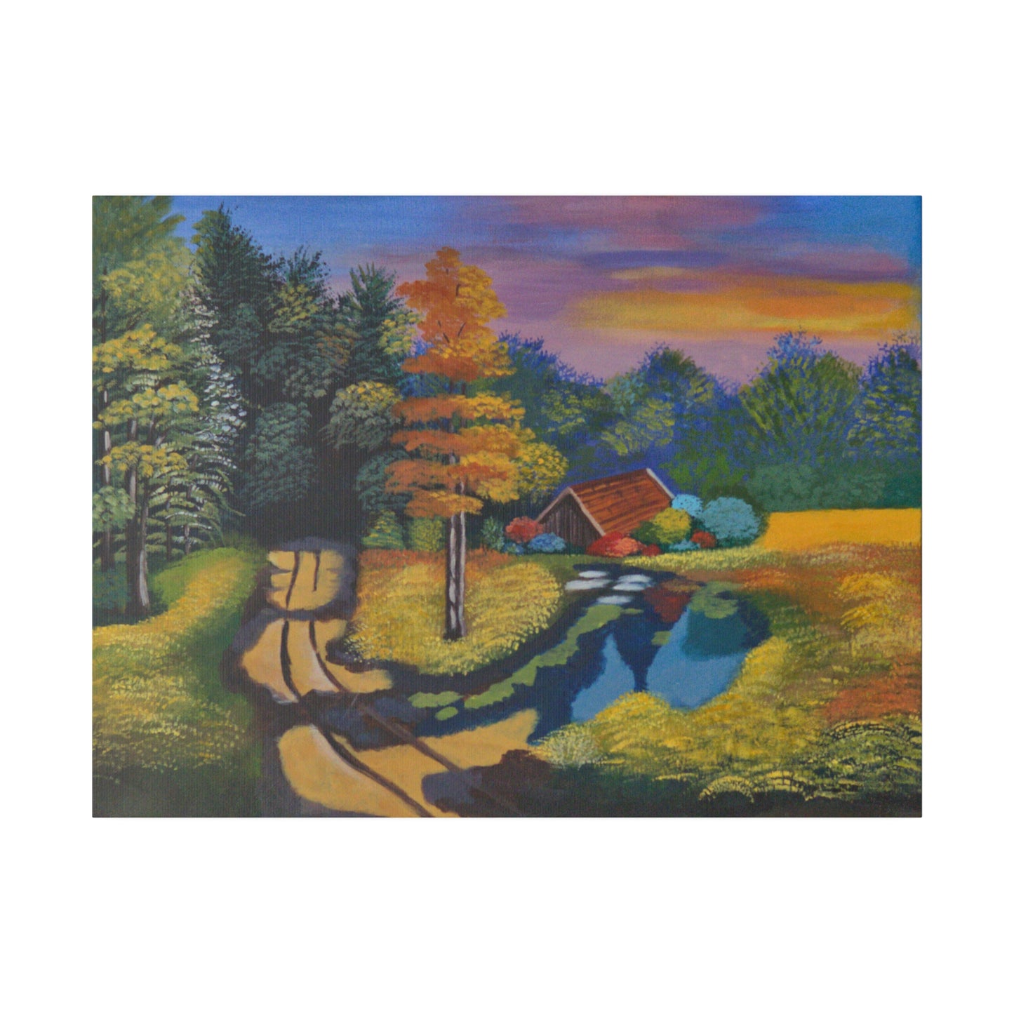 Into the Cabin Matte Canvas, Stretched, 0.75"