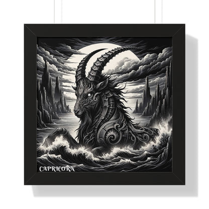 CAPRICORN Framed Vertical Poster