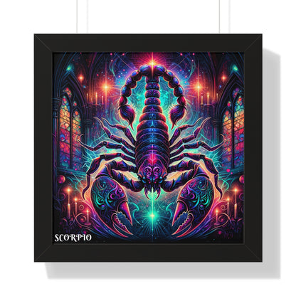 SCORPIO Framed Vertical Poster