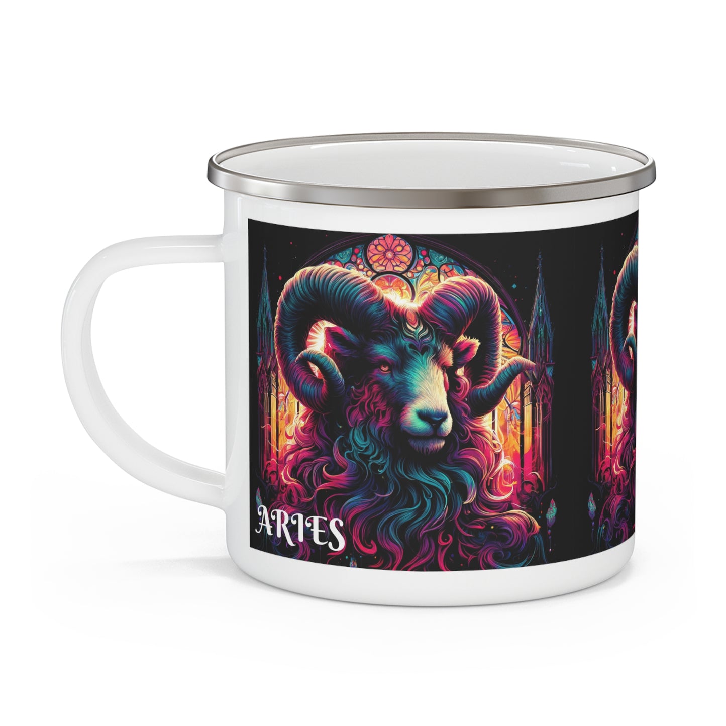 ARIES Enamel Camping Mug