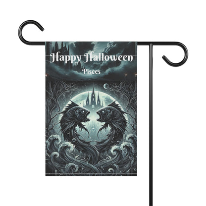 Happy Halloween Garden & House Banner - Pisces