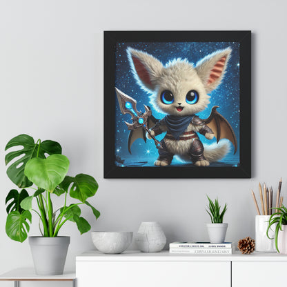 Framed Vertical Poster Valor the Valiant Fairyland Guardian