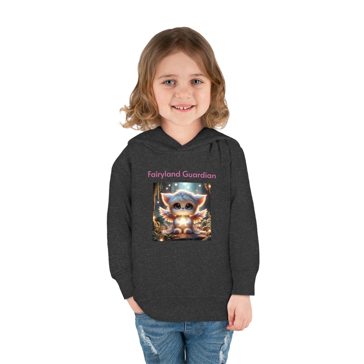 Toddler Pullover Fleece Hoodie Nora the Glowbringer