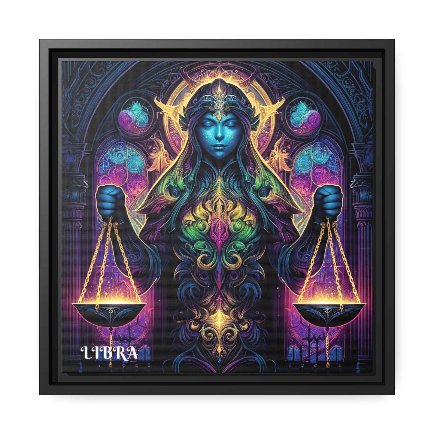 LIBRA Matte Canvas, Black Frame