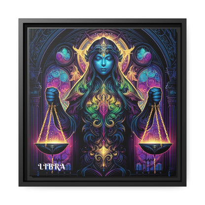 LIBRA Matte Canvas, Black Frame