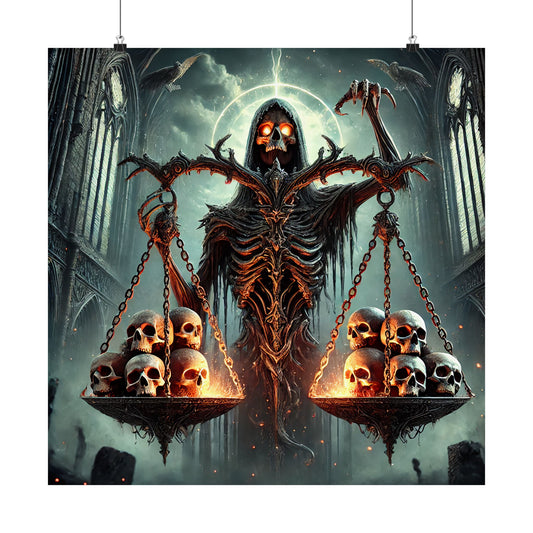 Happy Halloween Matte Vertical Posters Libra