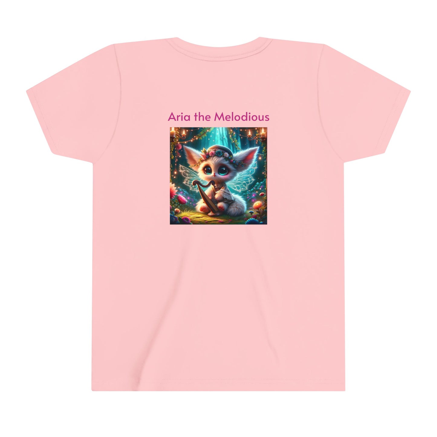 Youth Short Sleeve Tee Aria the Melodious, Soft and Magical