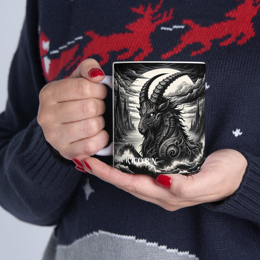 CAPRICORN GOTHIC Ceramic Mug, (11oz, 15oz)