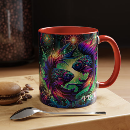 PISCES Accent Coffee Mug (11, 15oz)