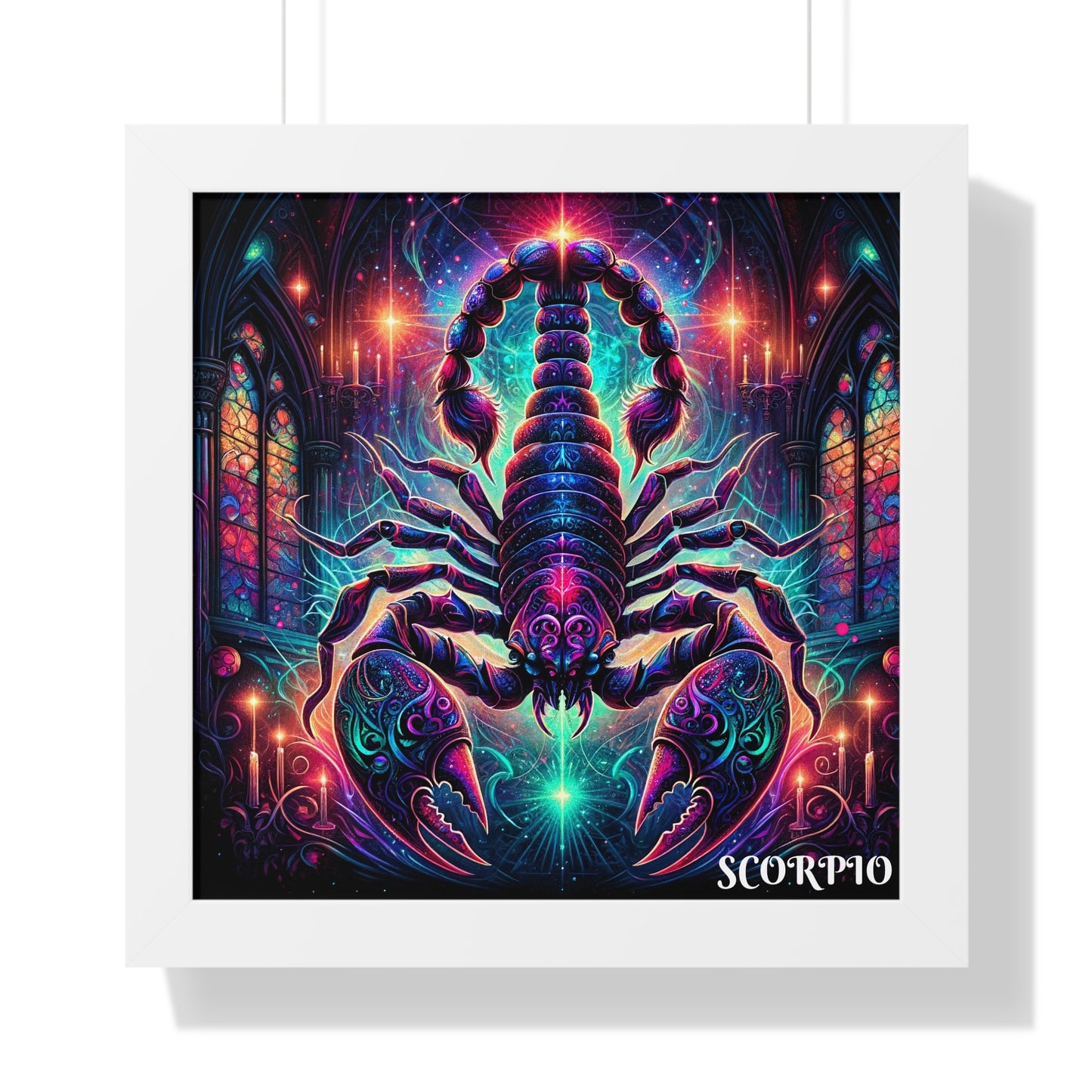 SCORPIO Framed Vertical Poster