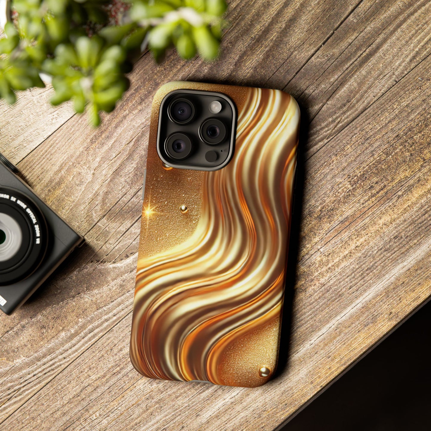 iPhone 16 ...Golden Tough Cases