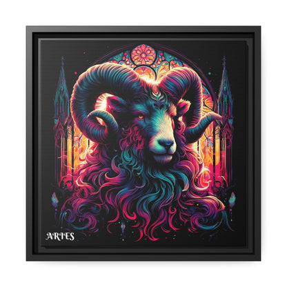 ARIES Matte Canvas, Black Frame