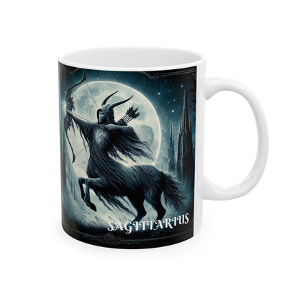 SAGITTARIUS GOTHIC Ceramic Mug, (11oz, 15oz)