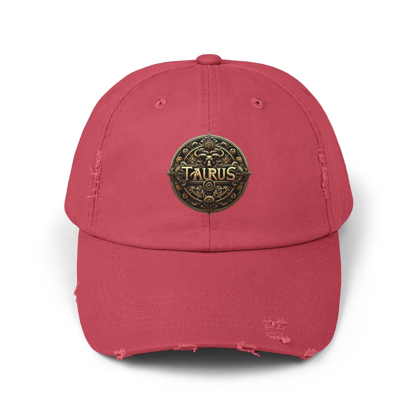 TAURUS Unisex Distressed Cap