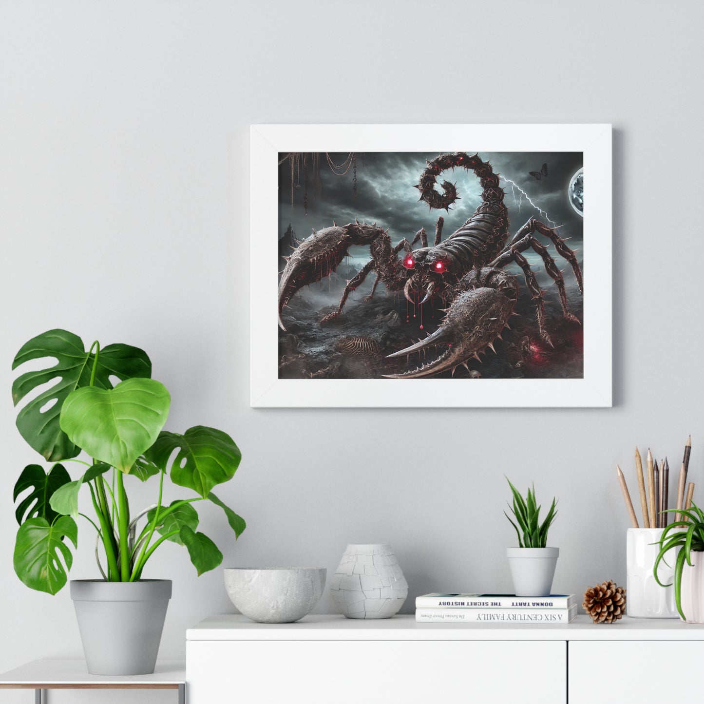 Happy Halloween Framed Horizontal Poster Scorpio