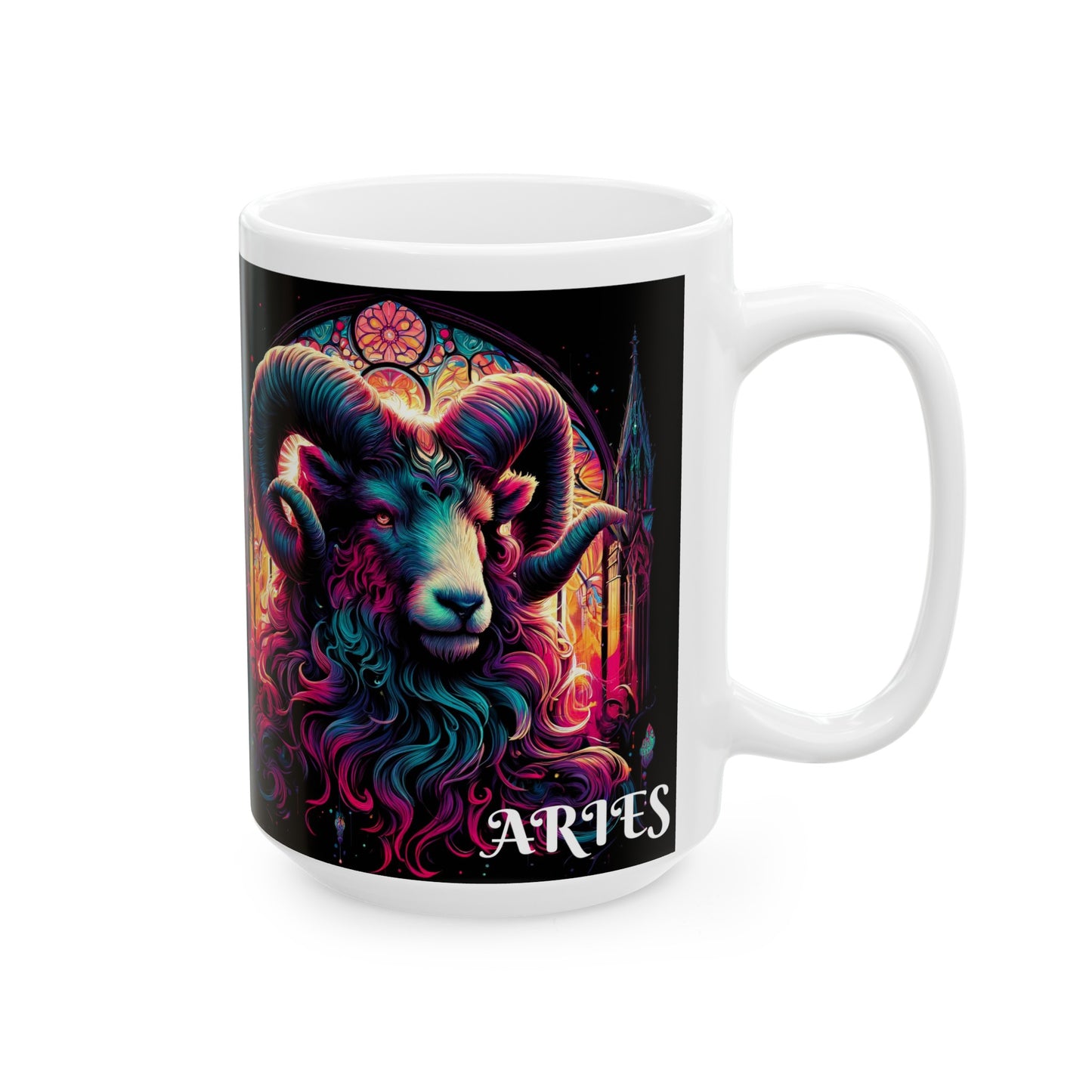 ARIES Ceramic Mug, (11oz, 15oz)