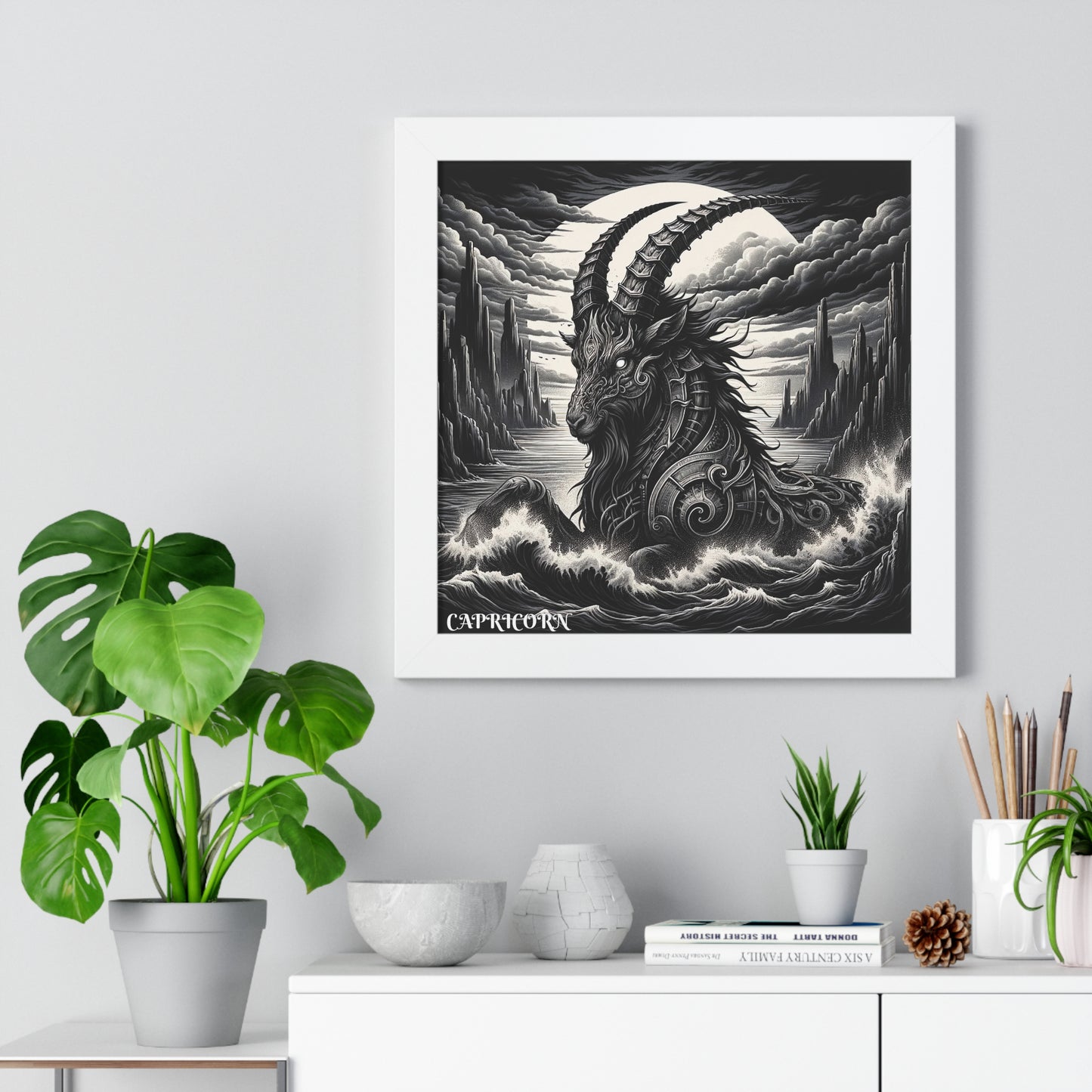 CAPRICORN Framed Vertical Poster