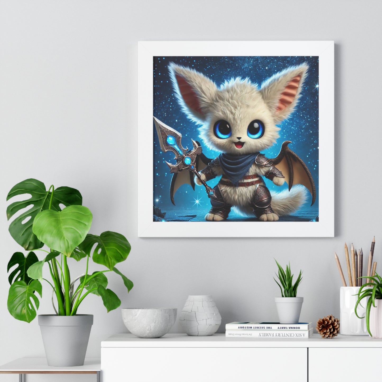 Framed Vertical Poster Valor the Valiant Fairyland Guardian