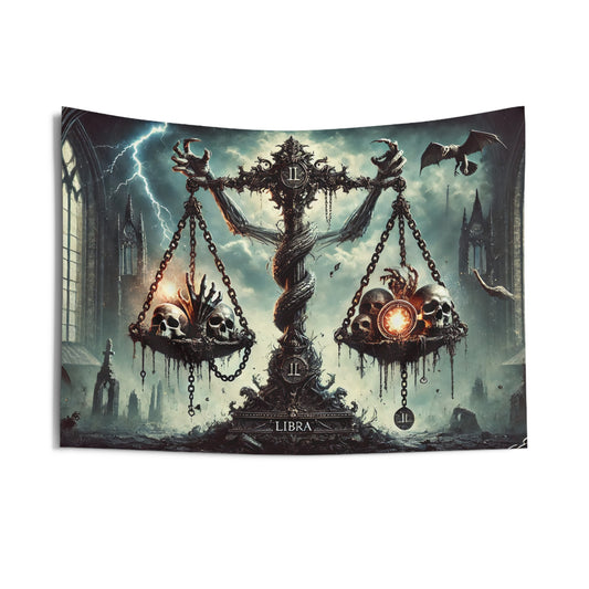 Happy Halloween Indoor Wall Tapestries - Libra