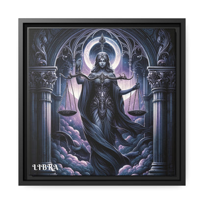 LIBRA Matte Canvas, Black Frame