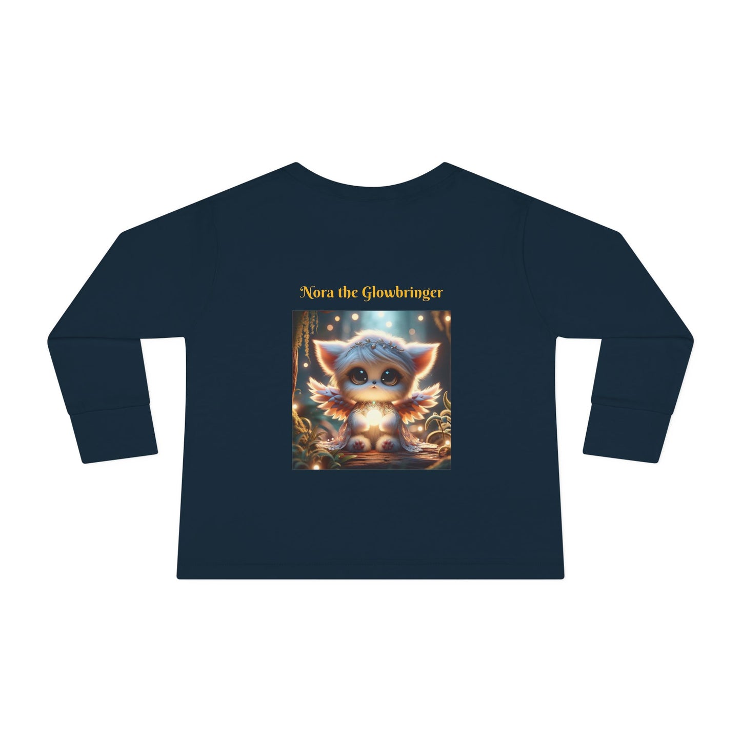 Toddler Long Sleeve Tee 2T-6T Nora the Glowbringer Fairyland Guardian, Soft and Magic