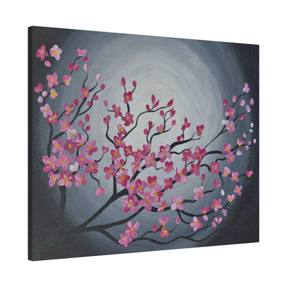 Blooming Night Matte Canvas, Stretched, 0.75"