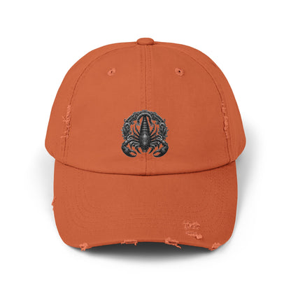 SCORPIO Unisex Distressed Cap