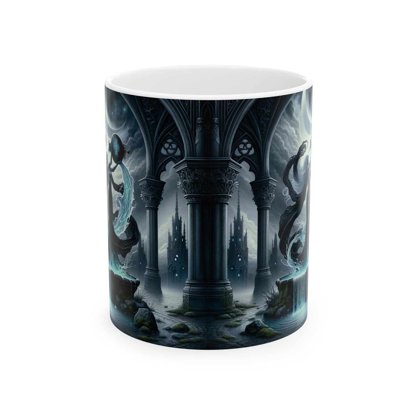 AQUARIUS GOTHIC Ceramic Mug, (11oz, 15oz)