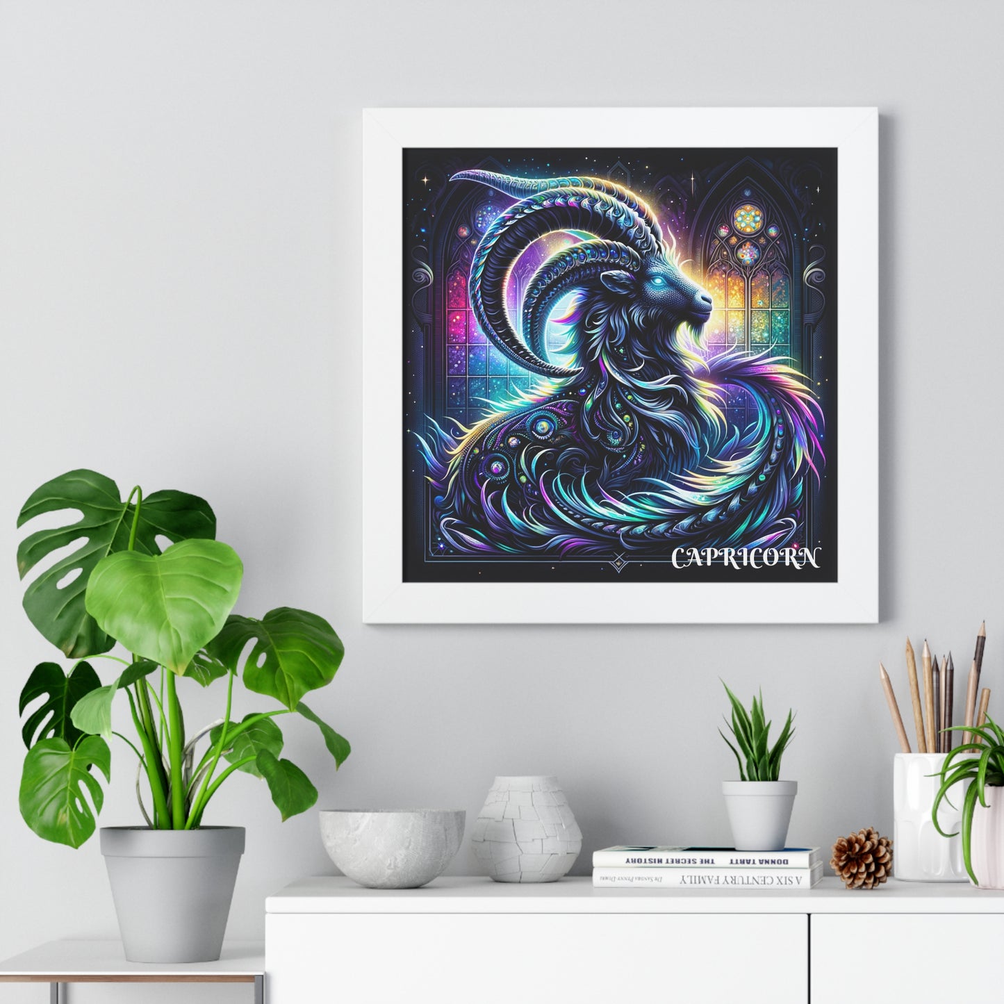 CAPRICORN Framed Vertical Poster