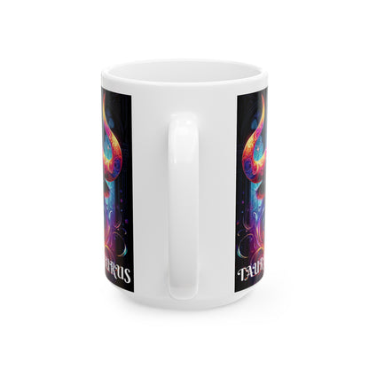 TAURUS Ceramic Mug, (11oz, 15oz)