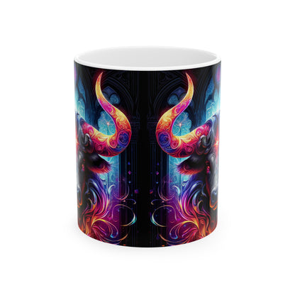 TAURUS Ceramic Mug, (11oz, 15oz)