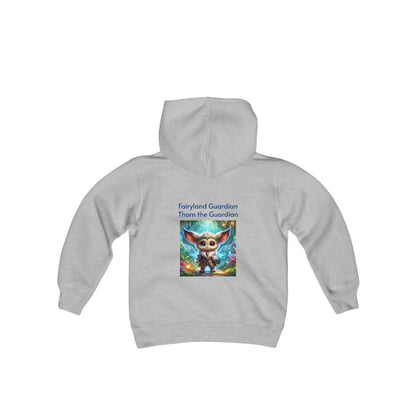 Youth Heavy Blend Hooded Sweatshirt Thorn the Guardian