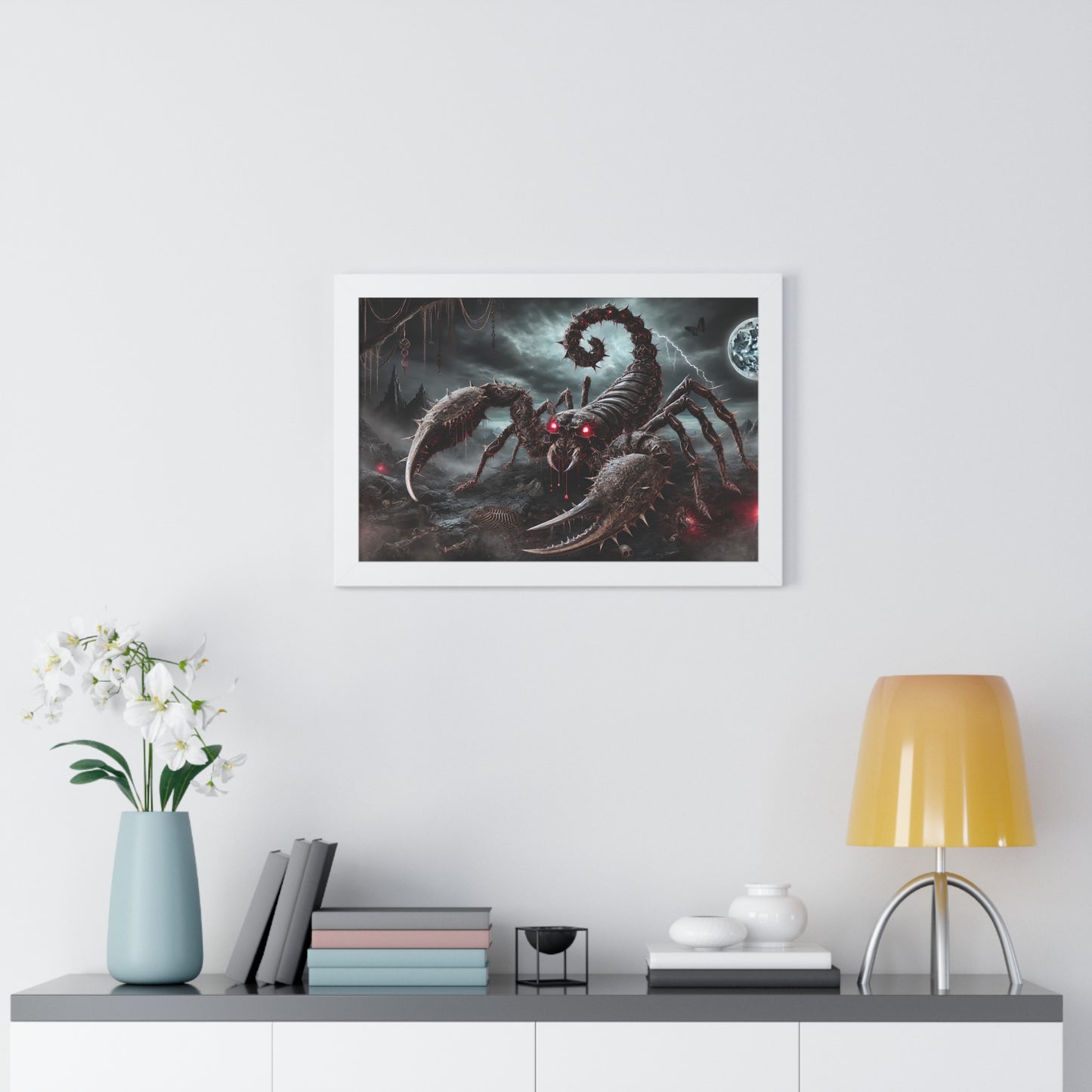 Happy Halloween Framed Horizontal Poster Scorpio