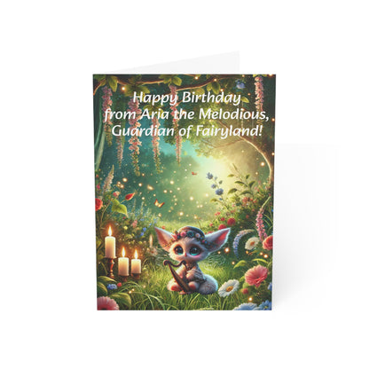 Greeting Cards Aria the Melodoius Vertical