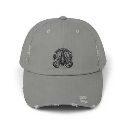 SCORPIO Unisex Distressed Cap