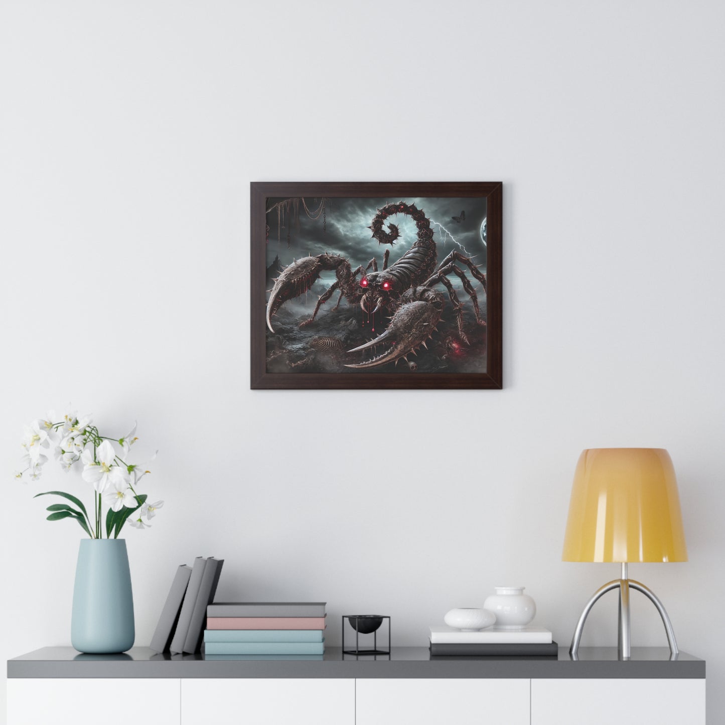 Happy Halloween Framed Horizontal Poster Scorpio