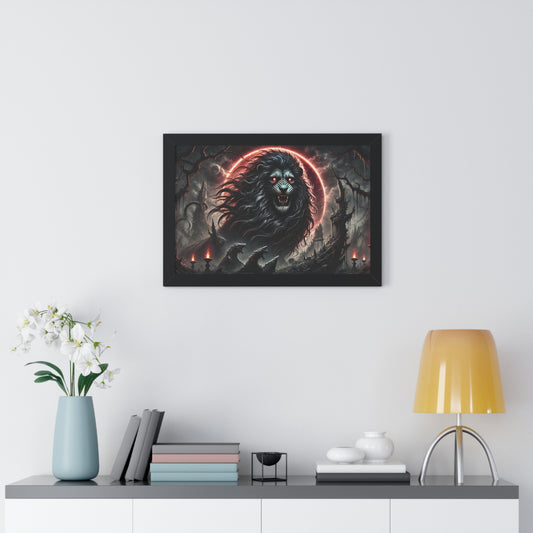 Happy Halloween Framed Horizontal Poster LEO