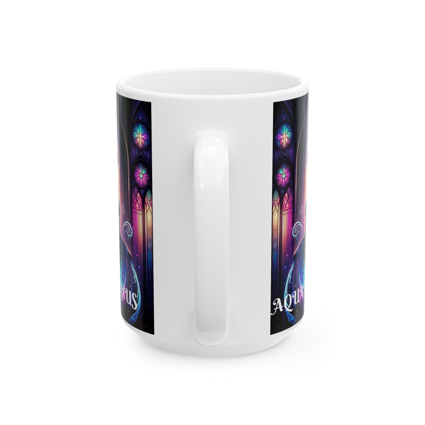 Aquarius Ceramic Mug, (11oz, 15oz)