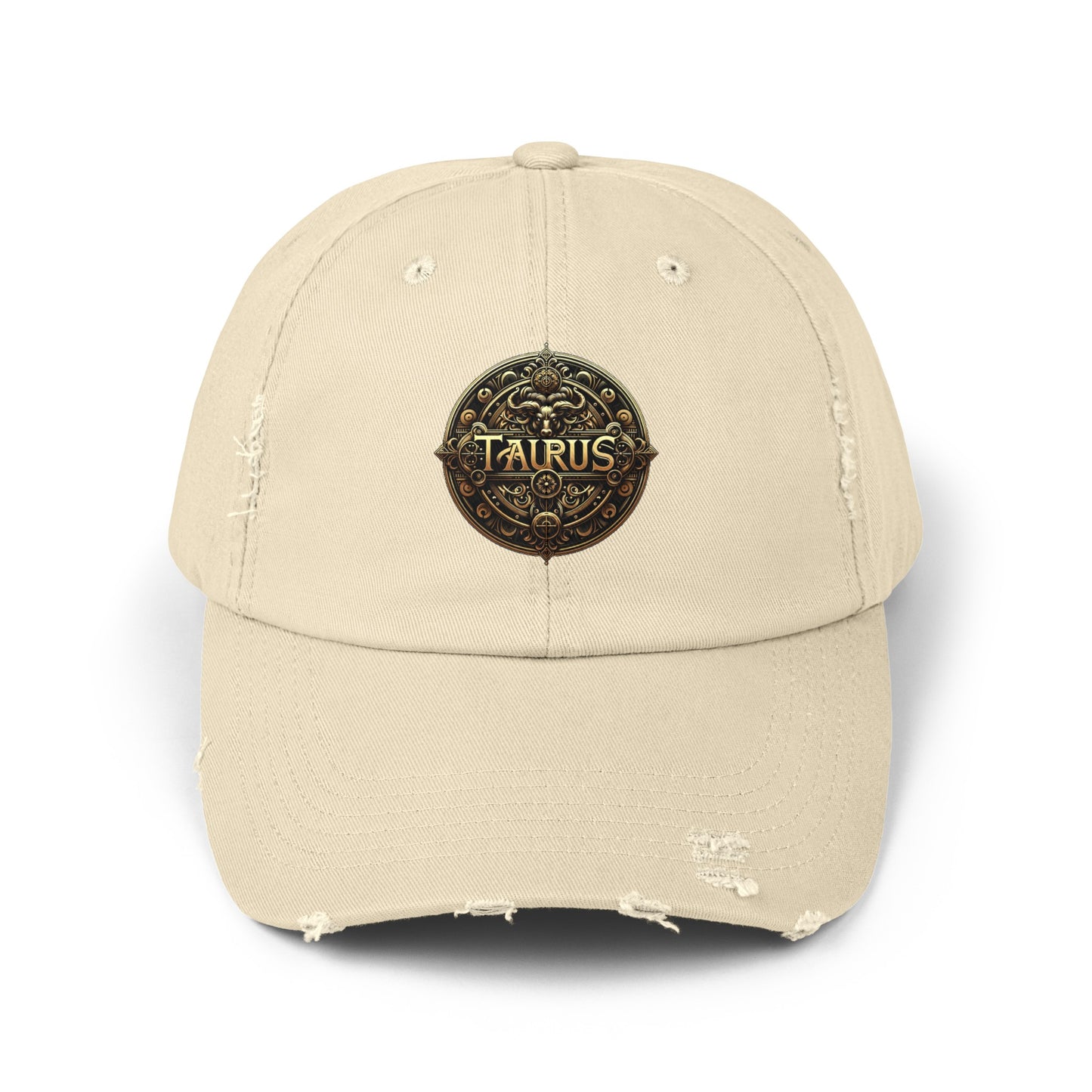 TAURUS Unisex Distressed Cap