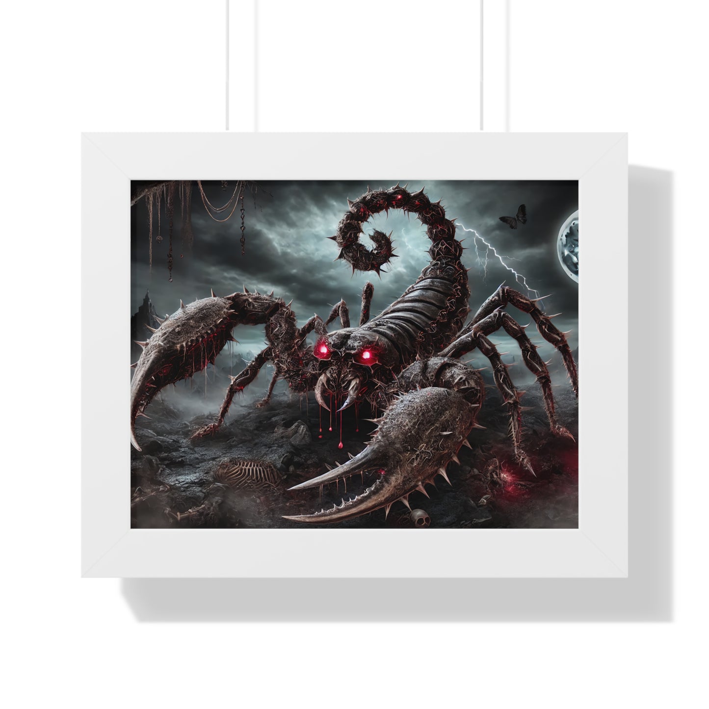 Happy Halloween Framed Horizontal Poster Scorpio