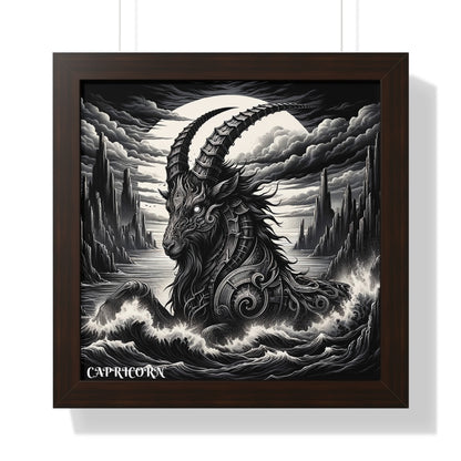 CAPRICORN Framed Vertical Poster