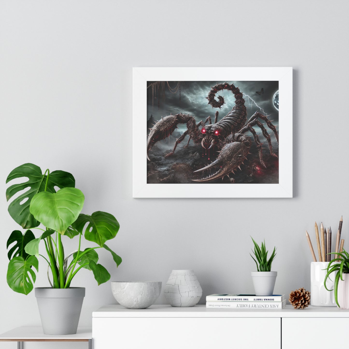 Happy Halloween Framed Horizontal Poster Scorpio