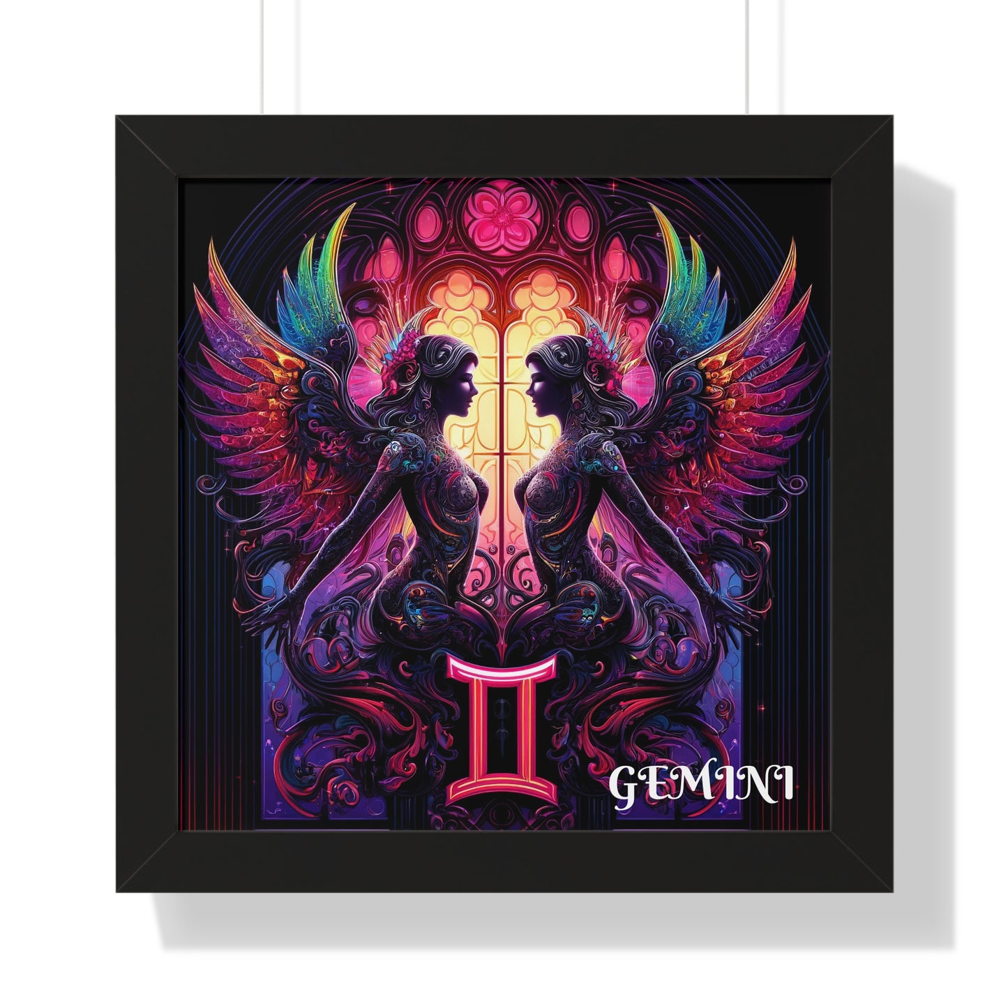 GEMINI Framed Vertical Poster