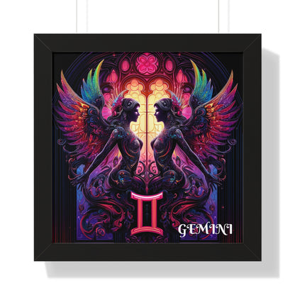 GEMINI Framed Vertical Poster