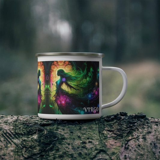 VIRGO Enamel Camping Mug