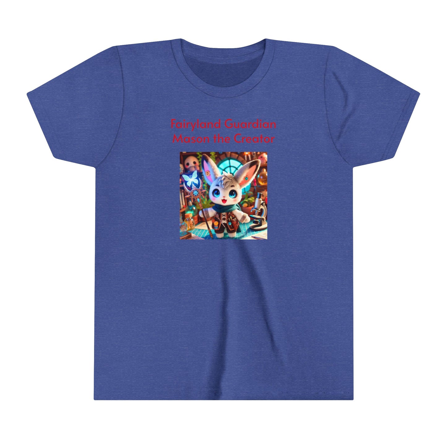 Short Sleeve Tee - Mason the Creator - Cute & Magical Design for Kids