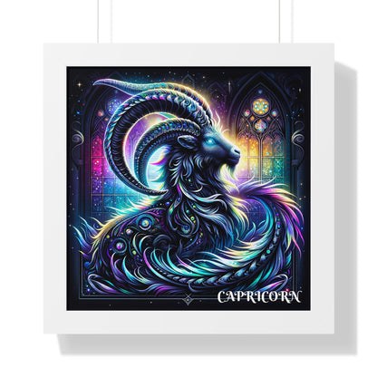 CAPRICORN Framed Vertical Poster