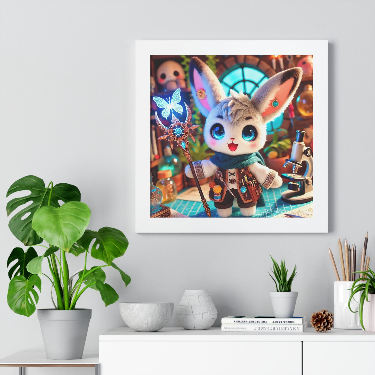 Framed Vertical Poster Mason the Creator Fairyland Guardian