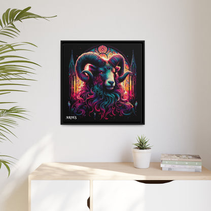 ARIES Matte Canvas, Black Frame